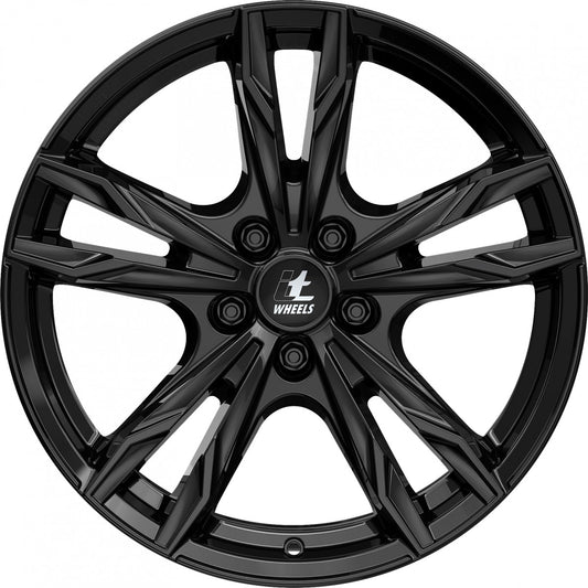 itWheels Gina gloss black Alufelge 7.5x17 Zoll ET42 LK 5x120 ML72.6 – Bild 2
