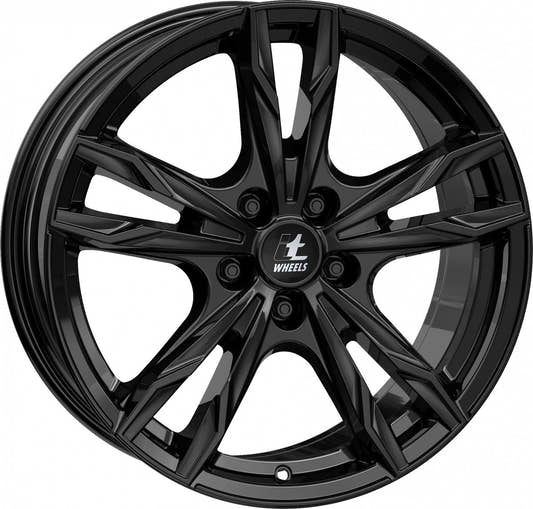 itWheels Gina gloss black Alufelge 8x18 Zoll ET29 LK 5x120 ML72.6