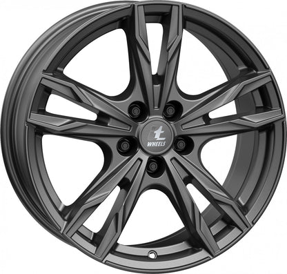 itWheels Gina matt titanium Alufelge 8x18 Zoll ET40 LK 5x114.3 ML70.1