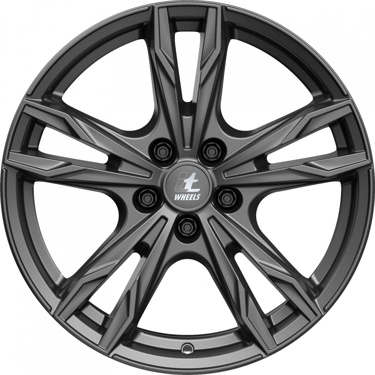 itWheels Gina matt titanium Alufelge 8x18 Zoll ET40 LK 5x114.3 ML70.1 – Bild 2
