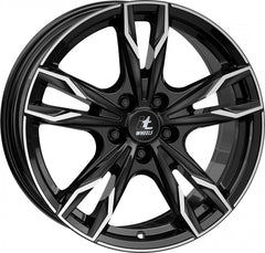 itWheels Gina gloss black polished Alufelge 7.5x19 Zoll ET38 LK 5x108 ML70.1