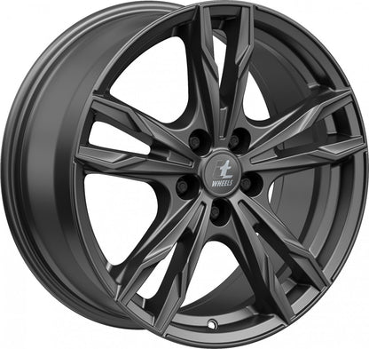 itWheels Gina matt titanium Alufelge 7.5x19 Zoll ET48 LK 5x108 ML63.4 – Bild 3