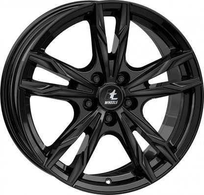 itWheels Gina gloss black Alufelge 8.5x19 Zoll ET30 LK 5x120 ML72.6