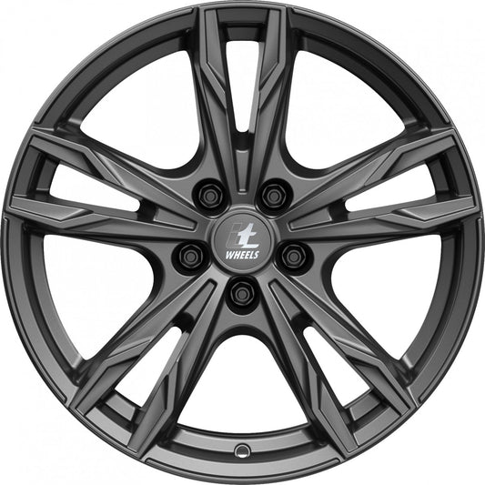 itWheels Gina matt titanium Alufelge 8.5x19 Zoll ET48 LK 5x112 ML70.1 – Bild 2
