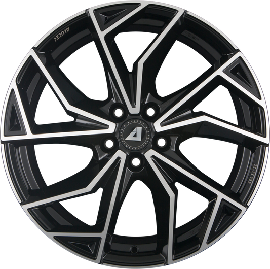 Alutec ADX.02 Diamant-Schwarz Frontpoliert Alufelge 8x20 Zoll ET45.1 LK 5x112 ML57.1