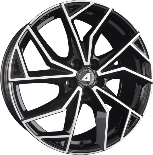 Alutec ADX.02 Diamant-Schwarz Frontpoliert Alufelge 8x20 Zoll ET45.1 LK 5x112 ML57.1 – Bild 2