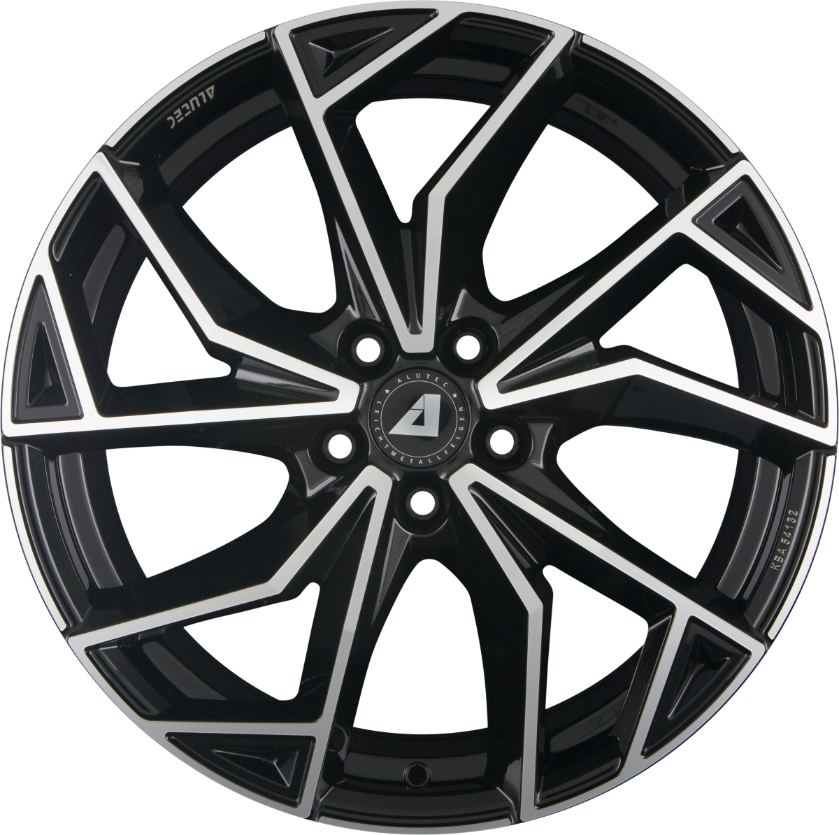 Alutec ADX.02 Diamant-Schwarz Frontpoliert Alufelge 9x20 Zoll ET42.1 LK 5x112 ML57.1