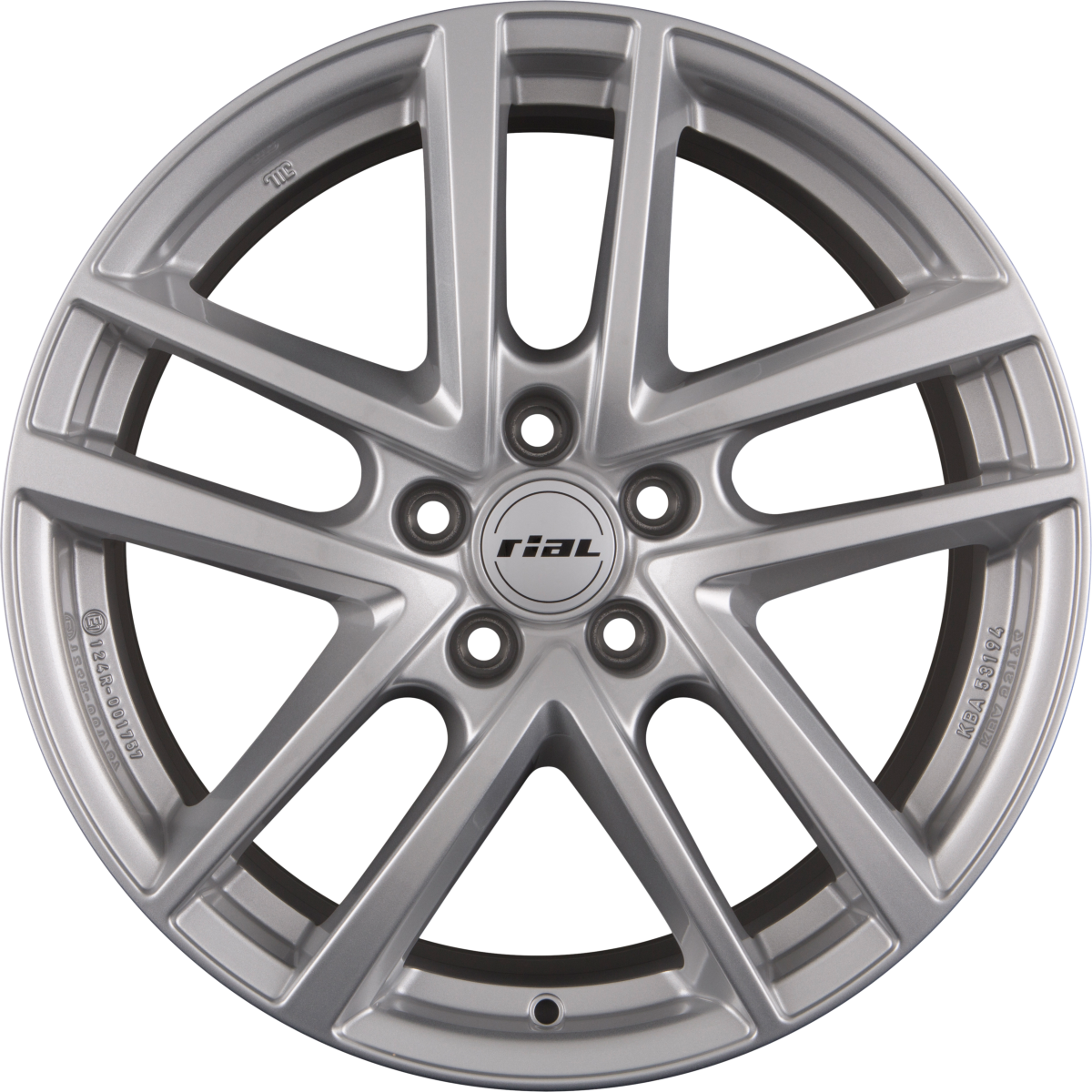 Rial Astorga Polar-Silber Alufelge 7.5x18 Zoll ET45.5 LK 5x112 ML66.6