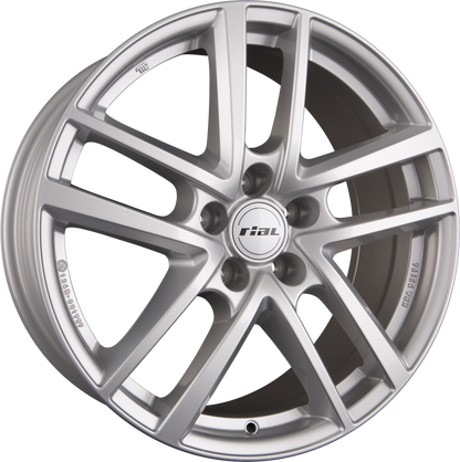 Rial Astorga Polar-Silber Alufelge 7.5x18 Zoll ET45.5 LK 5x112 ML66.6 – Bild 2