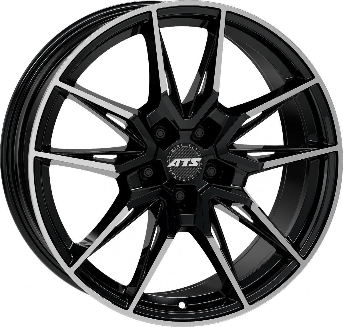 ATS Force diamond-black frontpolished 8.5x19 ET30 - LK5/112 ML66.6