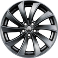 ATS Lunaris Steel-Grey Matt Alufelge 9.5x19 Zoll ET37 LK 5x114.3 ML64.1