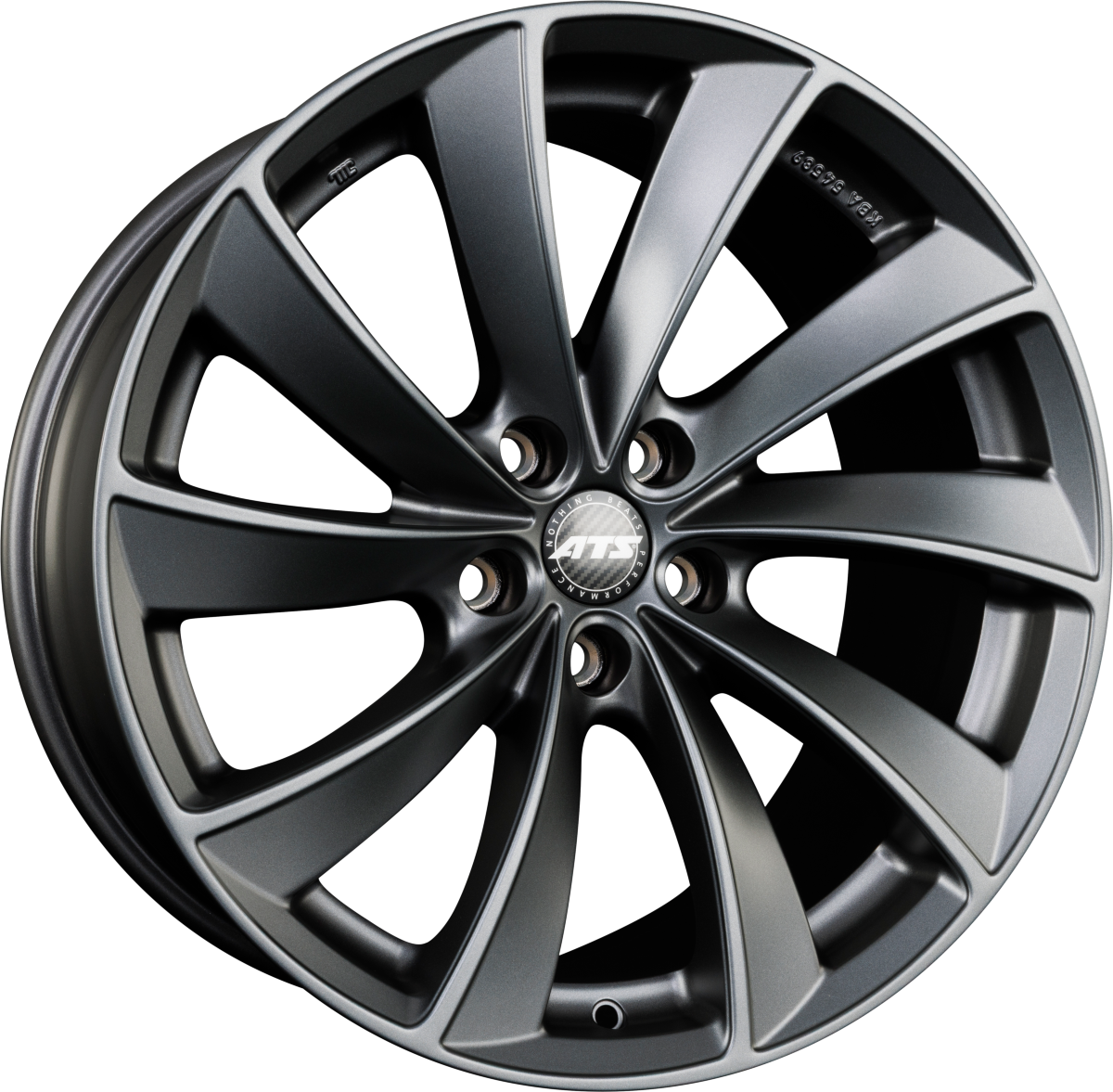 ATS Lunaris Steel-Grey Matt Alufelge 9.5x20 Zoll ET37 LK 5x114.3 ML64.1 – Bild 2