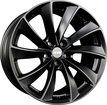 ATS Lunaris Racing-Schwarz Alufelge 9.5x21 Zoll ET40 LK 5x114.3 ML64.1 – Bild 2