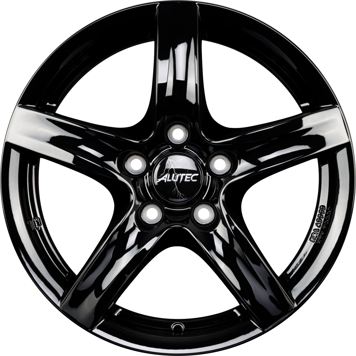 Alutec Grip Diamant-Schwarz Alufelge 7x16 Zoll ET38 LK 5x112 ML70.1