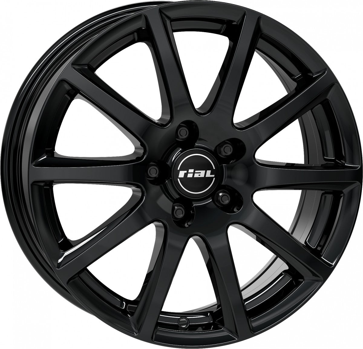 Rial Milano diamond-black Alufelge 7x17 Zoll ET40 LK 5x100 ML63.3