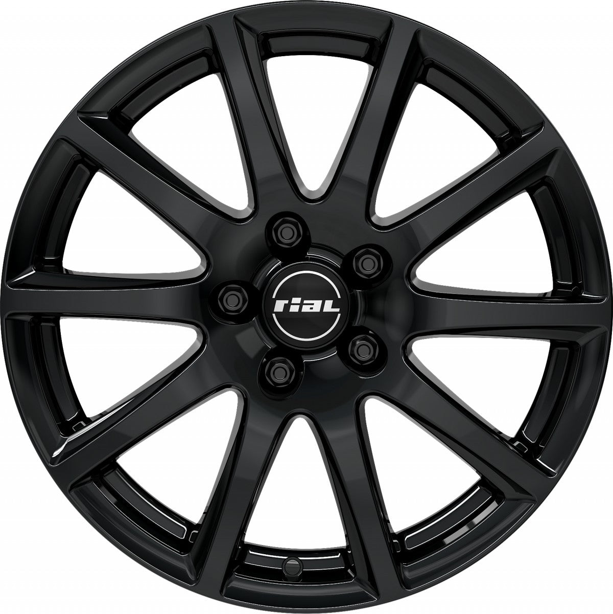 Rial Milano diamond-black Alufelge 7x17 Zoll ET40 LK 5x100 ML63.3 – Bild 2