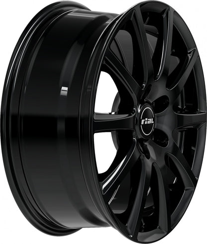Rial Milano diamond-black Alufelge 7x17 Zoll ET40 LK 5x100 ML63.3 – Bild 5