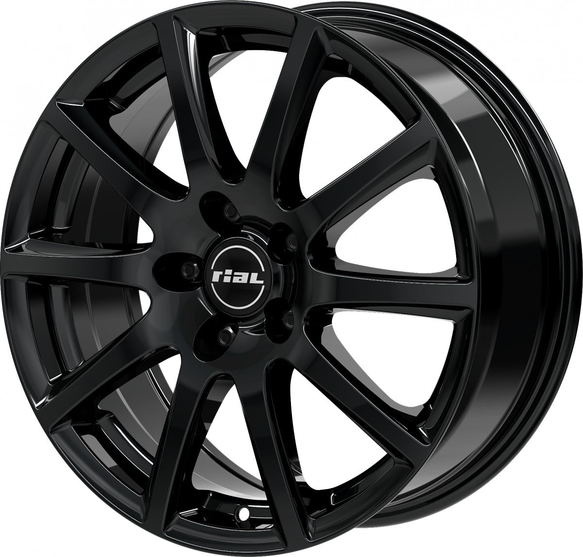 Rial Milano diamond-black Alufelge 7x17 Zoll ET40 LK 5x100 ML63.3 – Bild 8