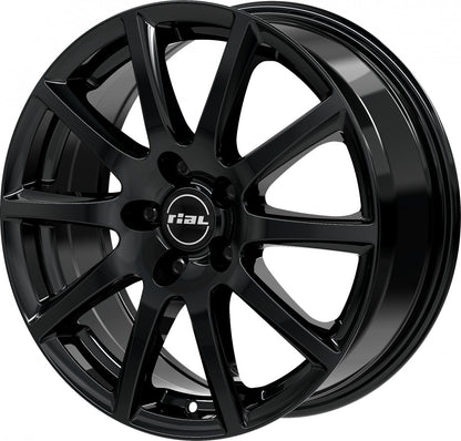 Rial Milano diamond-black Alufelge 7x17 Zoll ET40 LK 5x100 ML63.3 – Bild 8