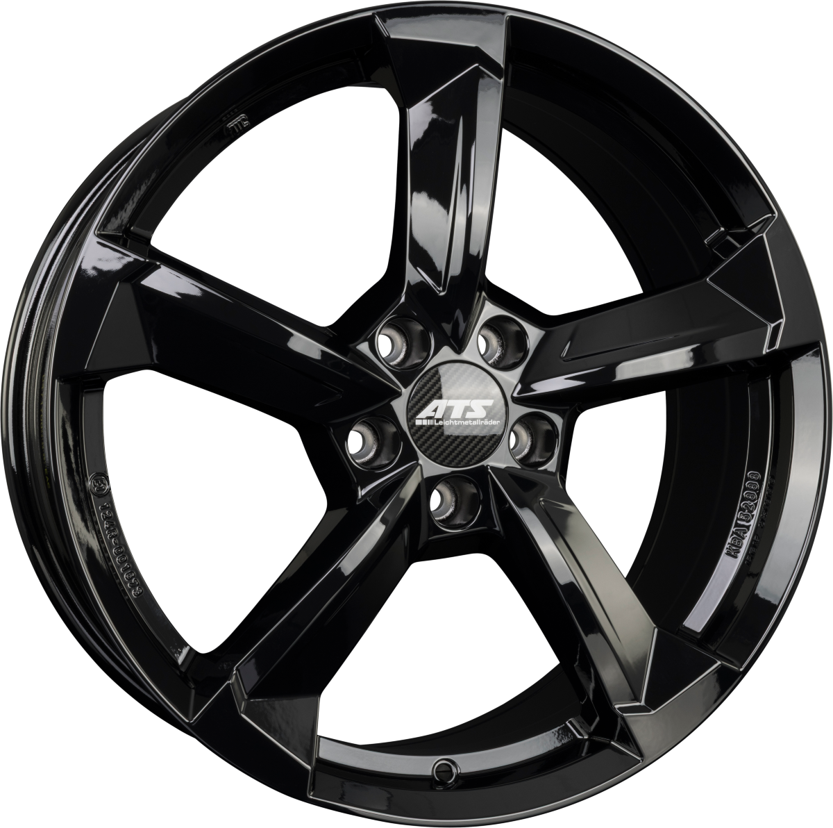 ATS Auvora Diamant-Schwarz Alufelge 8x19 Zoll ET45 LK 5x112 ML57.1 – Bild 2