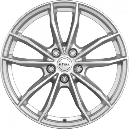 Rial X12 polar-silber Alufelge 9x19 Zoll ET42 LK 5x112 ML66.5 – Bild 2