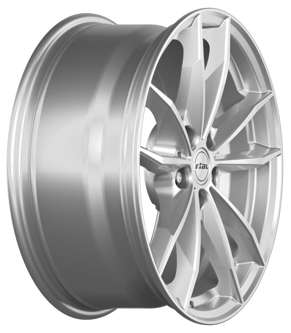 Rial X12 polar-silber Alufelge 9x19 Zoll ET42 LK 5x112 ML66.5 – Bild 4