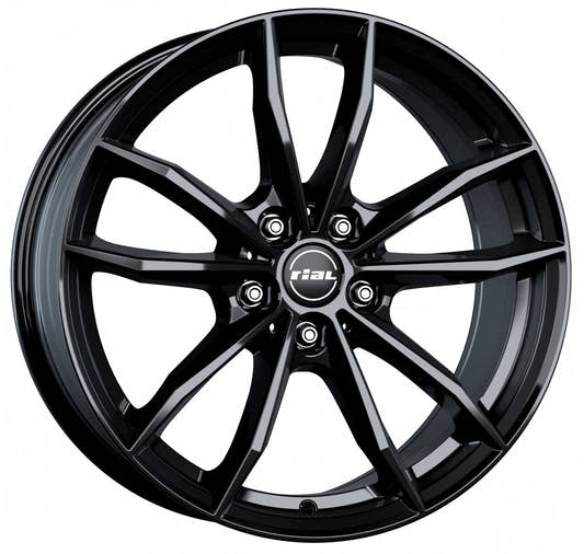 Rial X12 diamant-schwarz Alufelge 9x19 Zoll ET41 LK 5x112 ML66.5