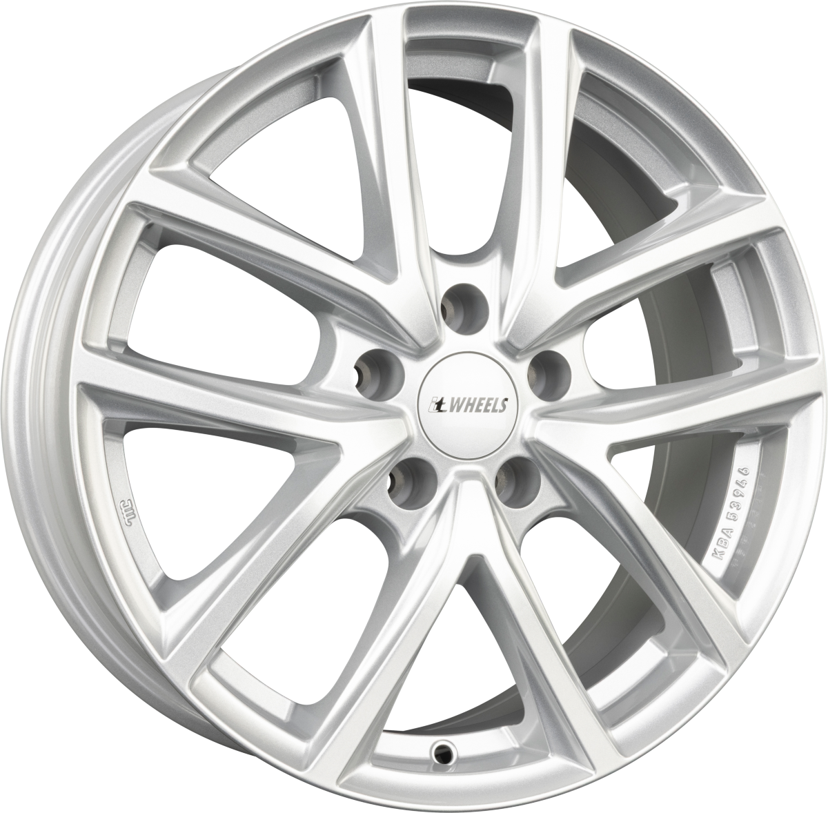 itWheels Mira Gloss Silver Alufelge 8x20 Zoll ET47 LK 5x112 ML70.1 – Bild 2