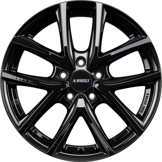 itWheels Mira Gloss Black Alufelge 8x20 Zoll ET50 LK 5x114.3 ML67.1