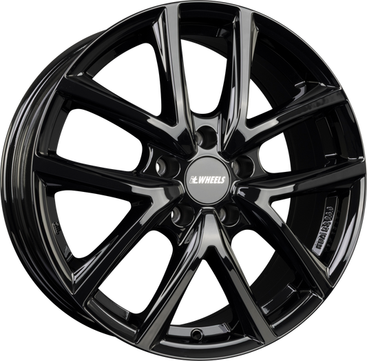 itWheels Mira Gloss Black Alufelge 8x20 Zoll ET50 LK 5x114.3 ML67.1 – Bild 2