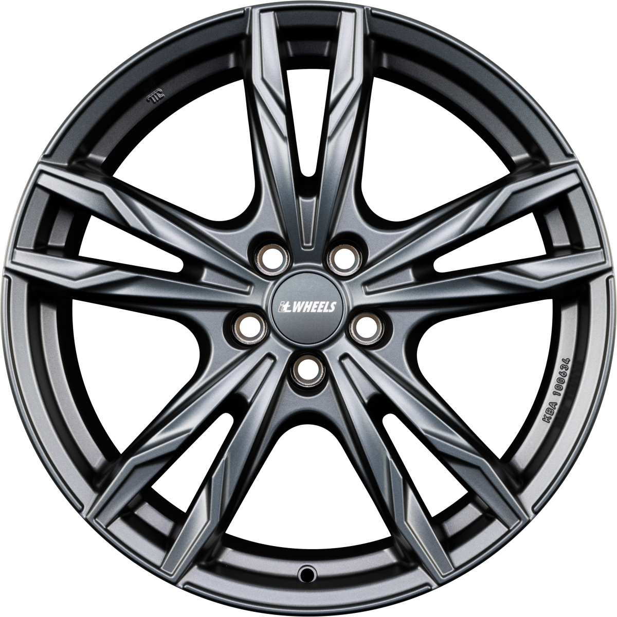 itWheels Gina Matt Titanium Alufelge 8.5x20 Zoll ET34 LK 5x114.3 ML64.1