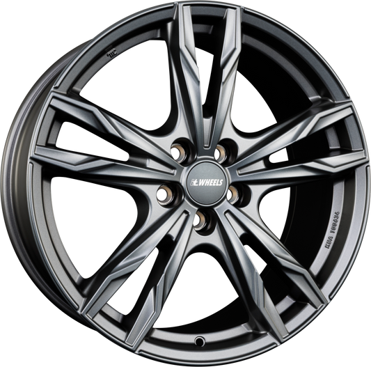 itWheels Gina Matt Titanium Alufelge 8.5x20 Zoll ET34 LK 5x114.3 ML64.1 – Bild 2