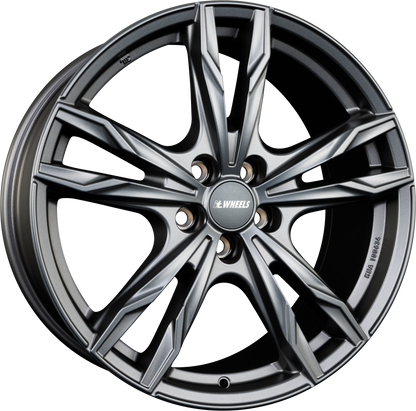 itWheels Gina Matt Titanium Alufelge 8.5x20 Zoll ET40 LK 5x120 ML72.6 – Bild 2