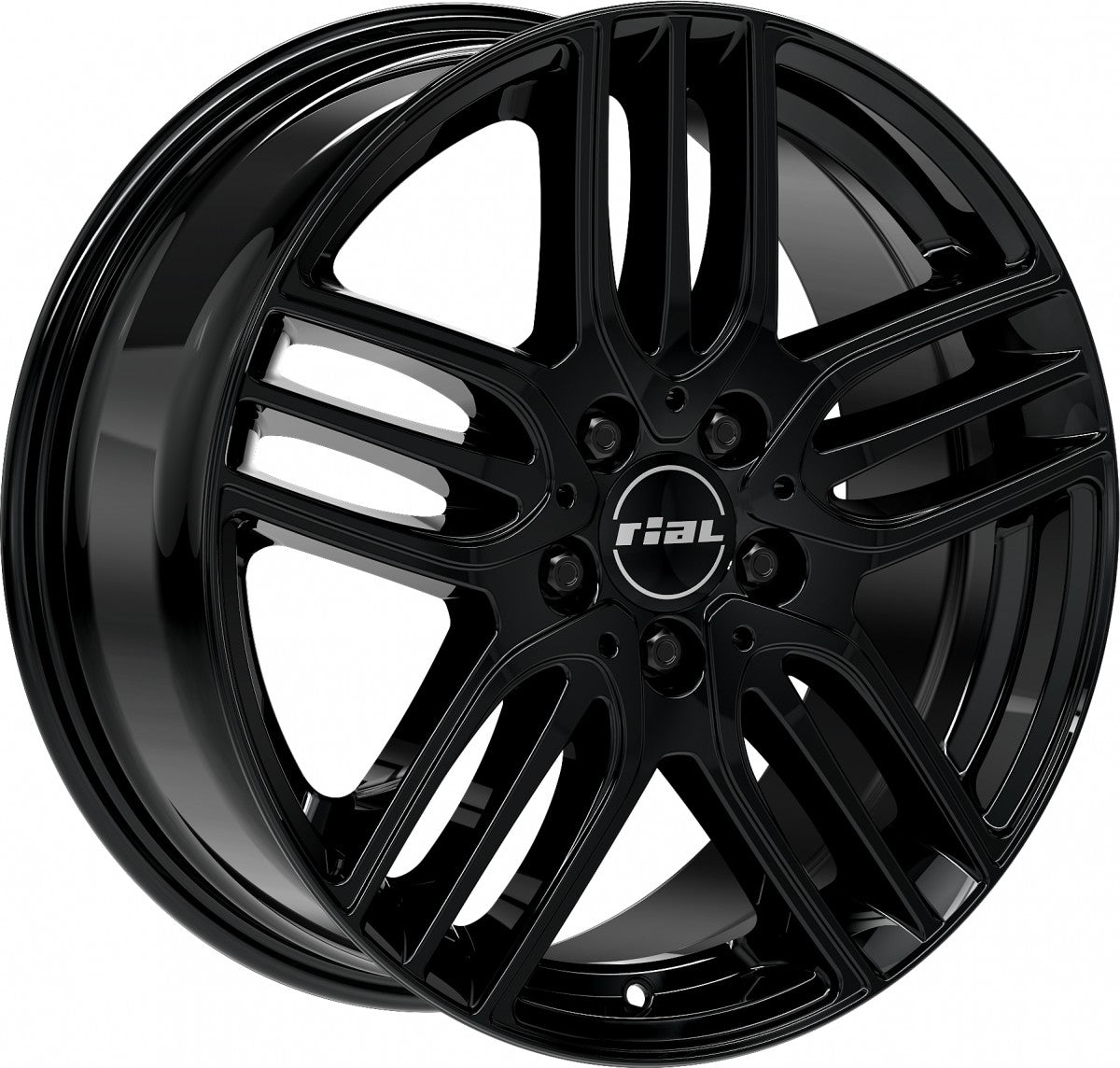 Rial M14 diamond-black Alufelge 7.5x18 Zoll ET40 LK 5x112 ML66.5 – Bild 3