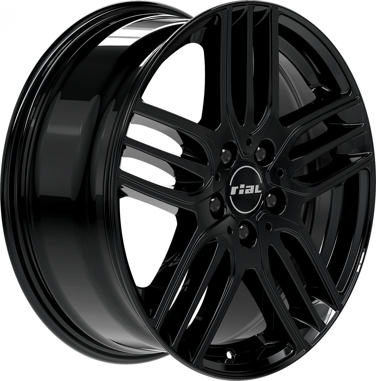 Rial M14 diamond-black Alufelge 7.5x18 Zoll ET40 LK 5x112 ML66.5 – Bild 4