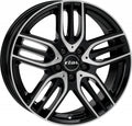 Rial M14 diamond-black frontpolished Alufelge 7.5x18 Zoll ET48.4 LK 5x112 ML66.5