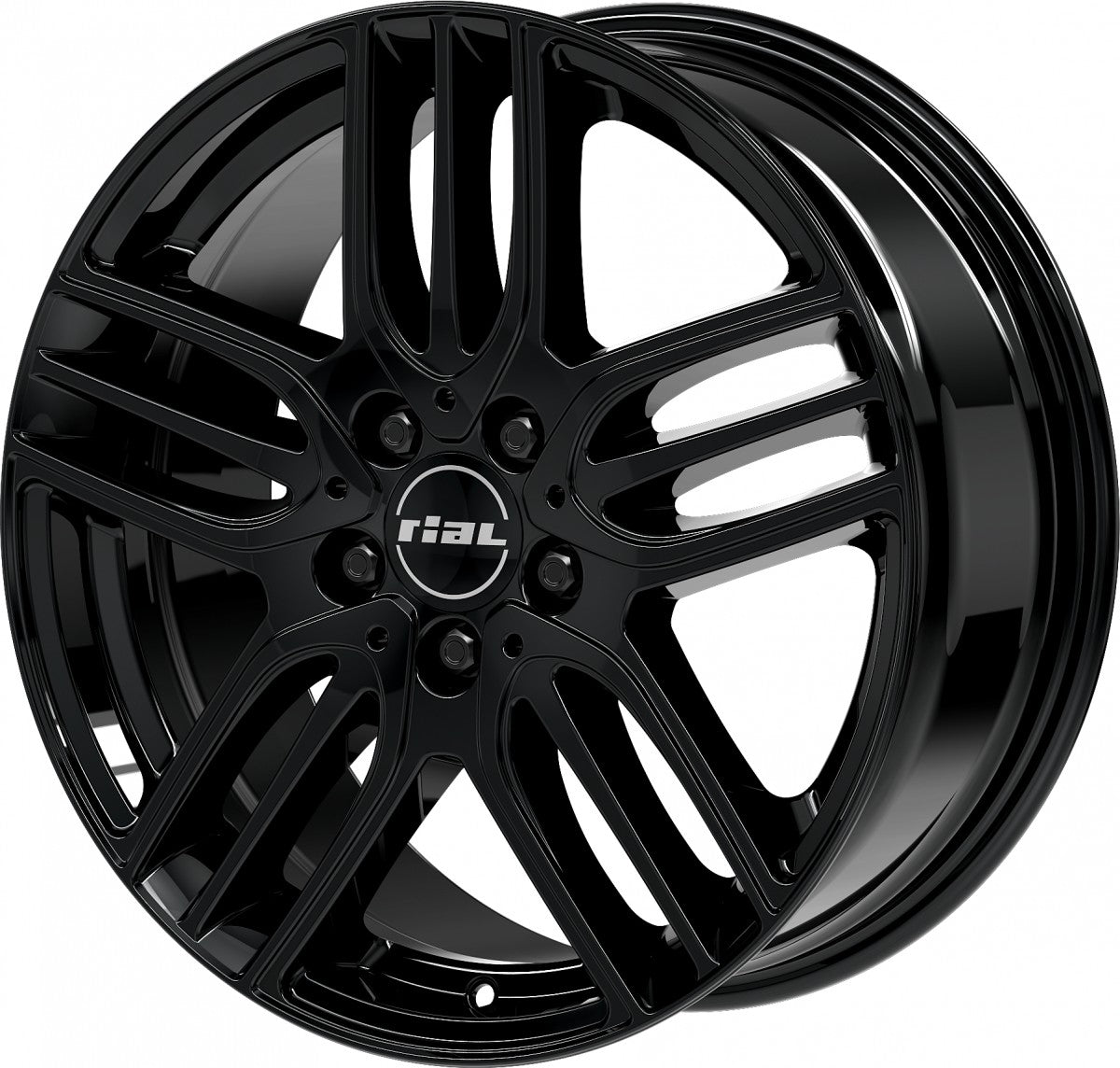 Rial M14 diamond-black Alufelge 7.5x18 Zoll ET52 LK 5x112 ML66.5 – Bild 8