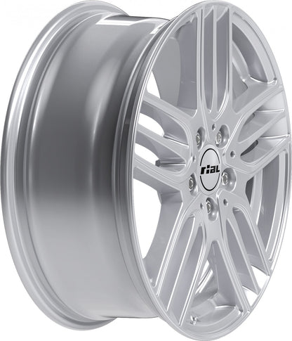 Rial M14 polar-silver Alufelge 9x18 Zoll ET58 LK 5x112 ML66.5 – Bild 5