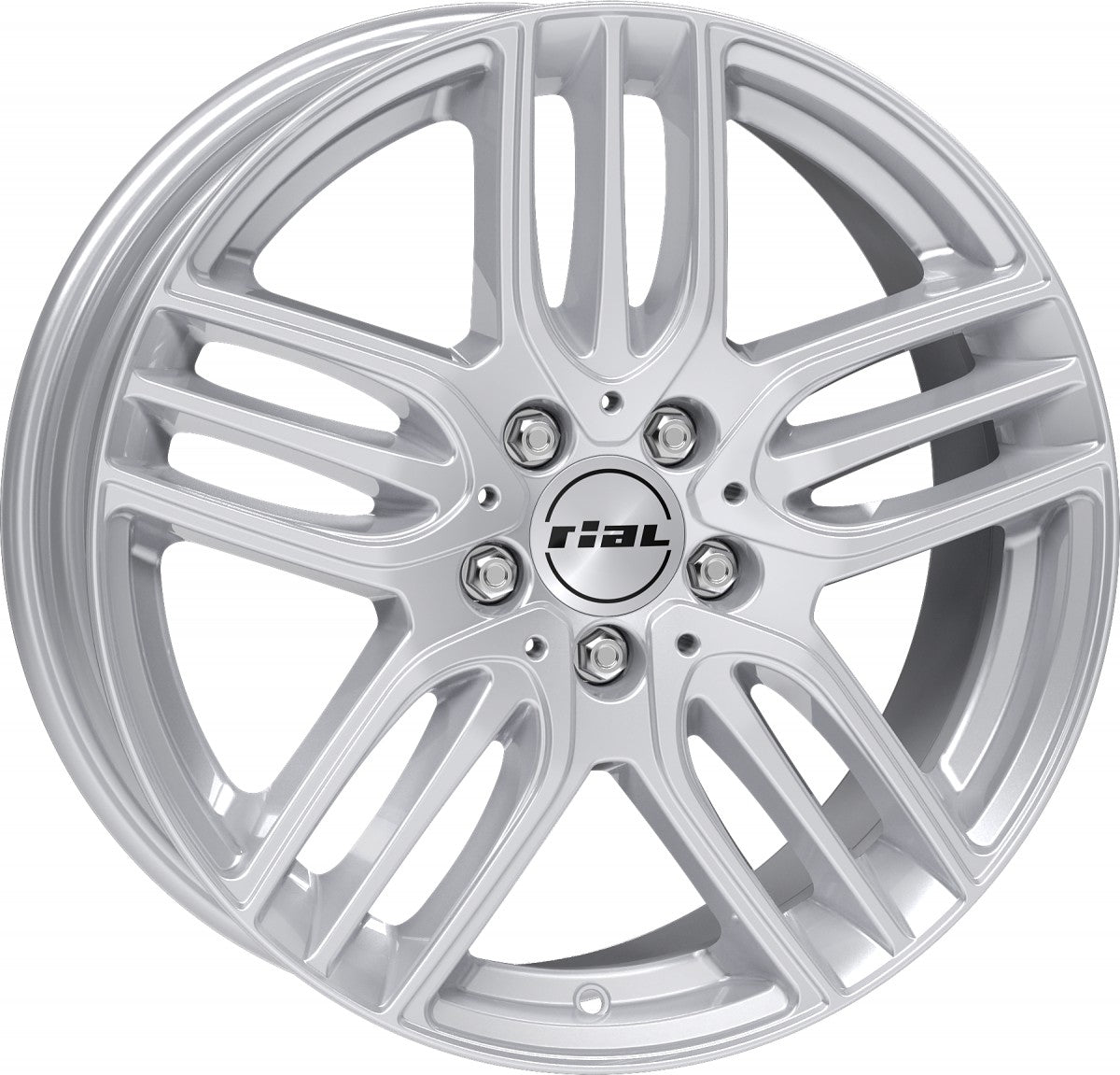 Rial M14 polar-silver Alufelge 9x18 Zoll ET66 LK 5x112 ML66.5