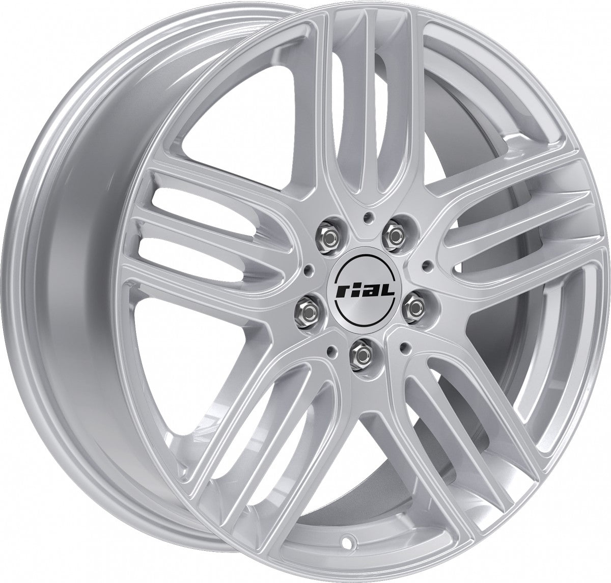 Rial M14 polar-silver Alufelge 9x18 Zoll ET66 LK 5x112 ML66.5 – Bild 3