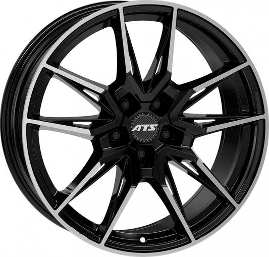 ATS Force diamond-black frontpolished 9.5x19 ET18 - LK5/112 ML66.5