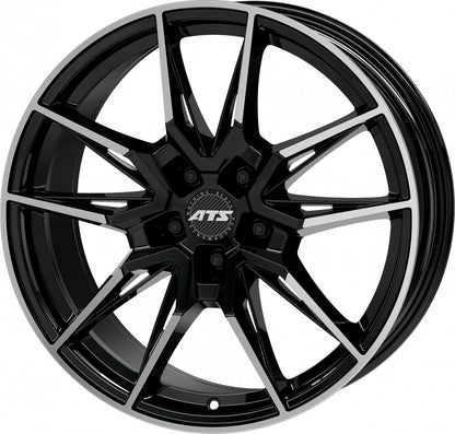 ATS Force diamond-black frontpolished 9.5x19 ET18 - LK5/112 ML66.5