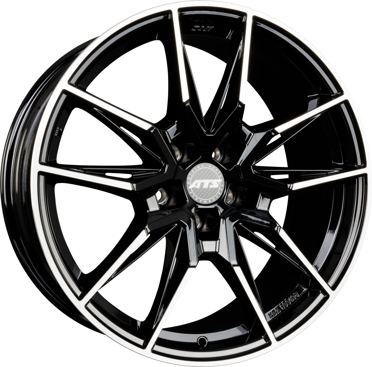 ATS Force diamond-black frontpolished Alufelge 9.5x19 Zoll ET39 LK 5x112 ML66.5 – Bild 5