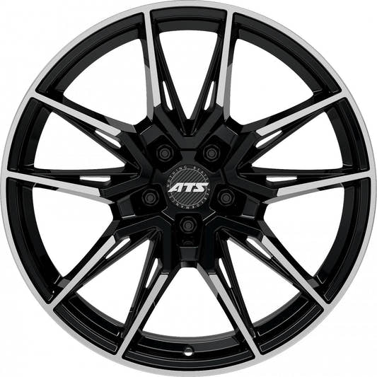 ATS Force diamond-black frontpolished 9.5x19 ET39 - LK5/112 ML66.5
