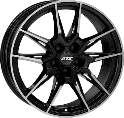 ATS Force diamond-black frontpolished 8.5x20 ET38 - LK5/112 ML66.6