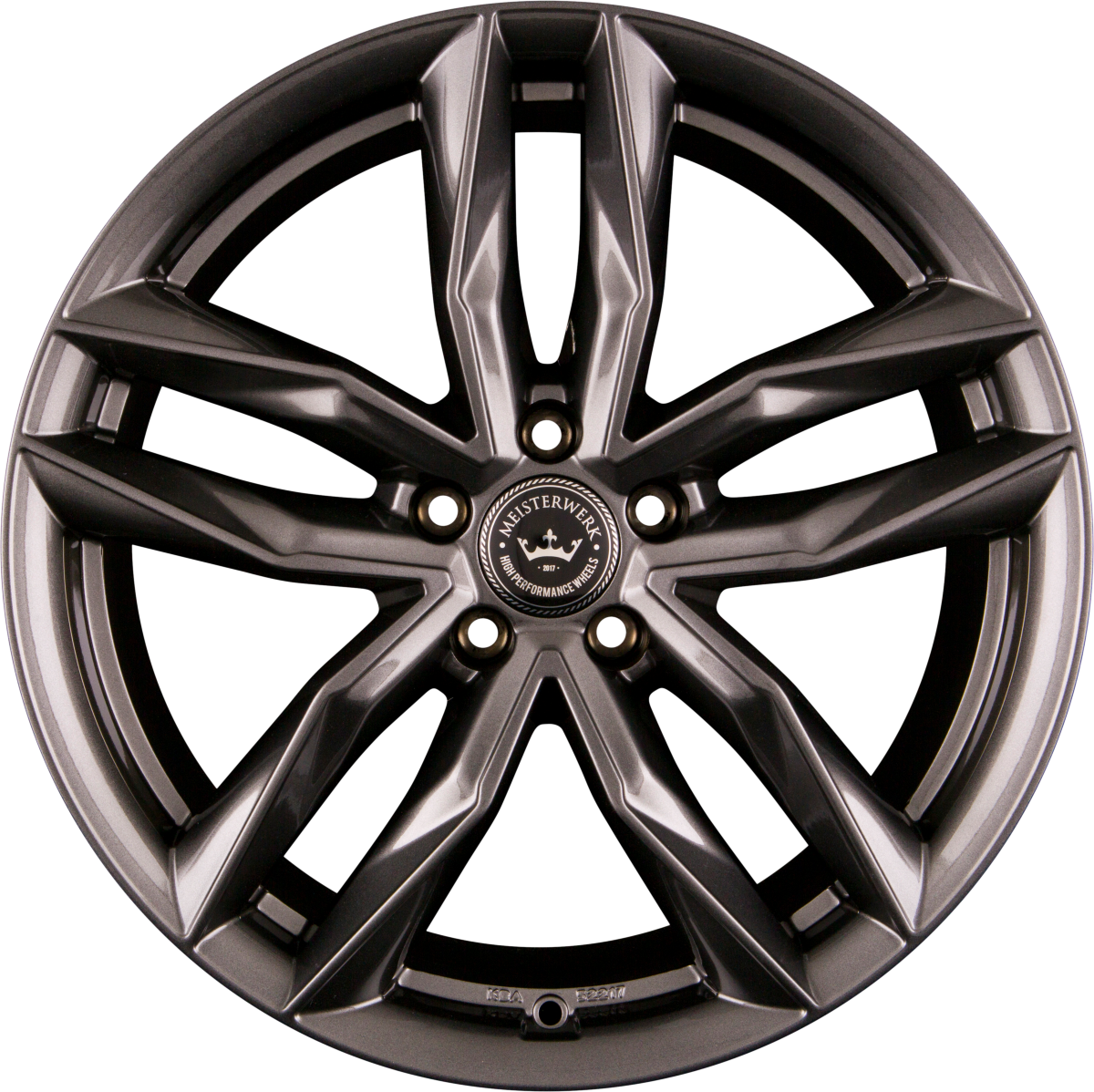 Meisterwerk MW08 gunmetal Alufelge 9x20 Zoll ET21 LK 5x112 ML66.6 – Bild 3