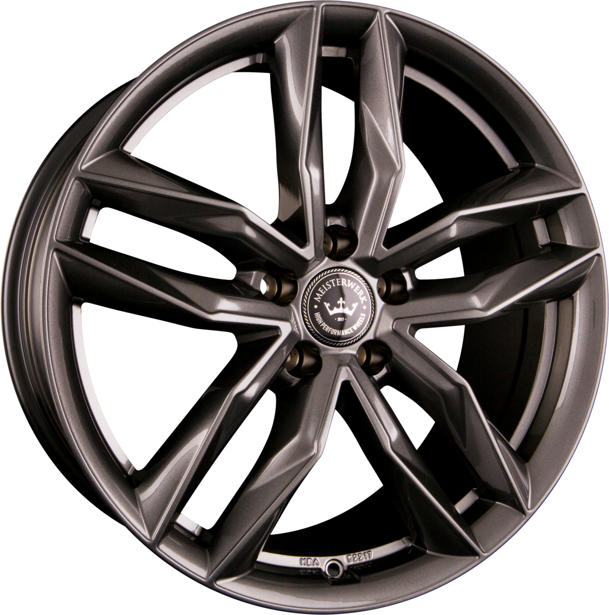 Meisterwerk MW08 gunmetal Alufelge 9x20 Zoll ET21 LK 5x112 ML66.6 – Bild 4