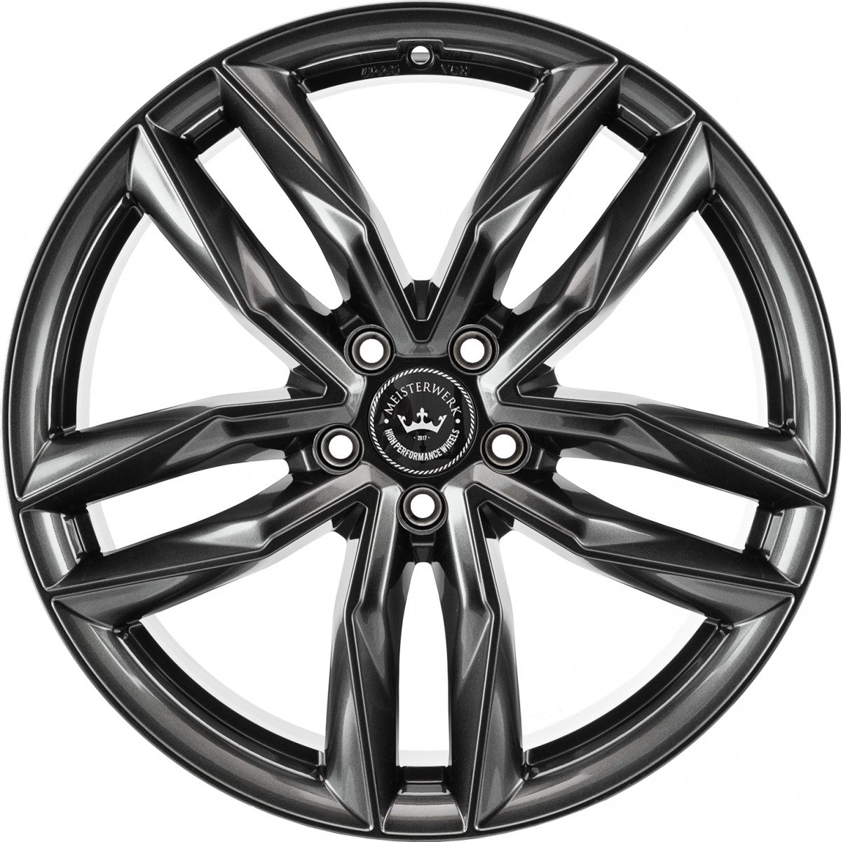 Meisterwerk MW08 gunmetal Alufelge 9x20 Zoll ET21 LK 5x112 ML66.6 – Bild 2