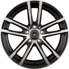 Meisterwerk MW15 Black Polished (BKF) Alufelge 7.5x17 Zoll ET48 LK 5x108 ML67.1