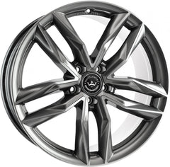 Meisterwerk MW08 grey front polished Alufelge 9x20 Zoll ET21 LK 5x112 ML66.6